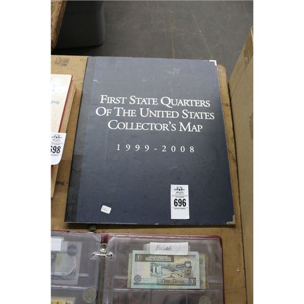 First State Quarters,  Collectors Map