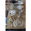Image 1 : Asst. Glassware, Bud Vases, Decanter