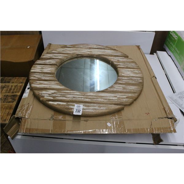 3-Distressed Round Mirrors - 3 X $ - No Shipping