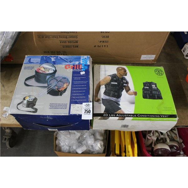 Weighted Conditioning Vest, Grill Combo