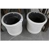 Image 1 : Cast Planter Pots - Pair