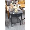 Image 1 : Mocha End Table w/Drawer