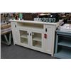 Image 1 : New Popular Tall Bone Glass Door Console
