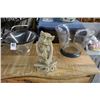 Image 3 : Glass Bowls, Silverplate Goblets, Gargoyle