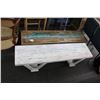 Image 2 : 2-Distressed Hall Benches - 2 X $