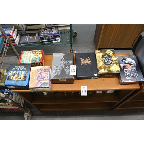 Audio Books, DVD 7 Godfather/Star Wars/Harry Potter/More