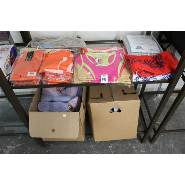 Spandex, Stretch Pants, Tops, Boots, Curtain Panels