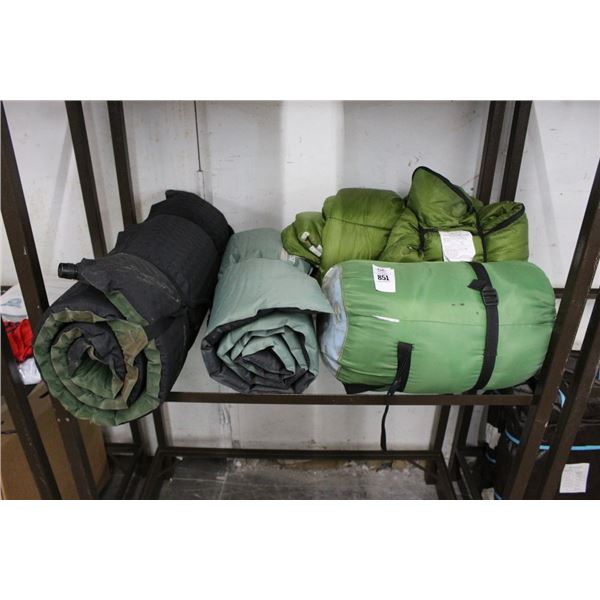 Asst. Sleeping Bags Air Mattress