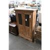 Image 1 : Vintage Primative 2 Door Cabinet w/Wood/Iron Door From India