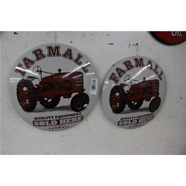 Farmall Equip Signs - Pair