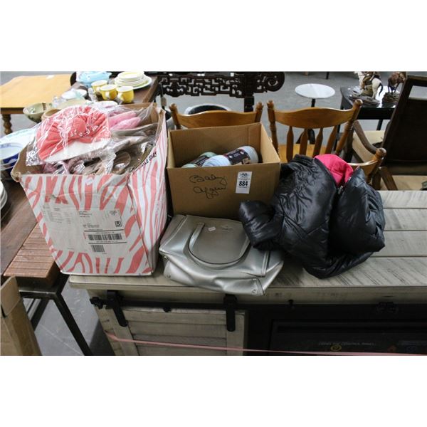 Kate Spade Purse, Yarn, Bose, Jacket - Not Authenticated