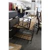 Image 2 : Metal 2 Tier Shelves - 3