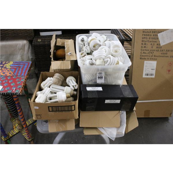 Asst. Light Bulbs, Furniture Feet