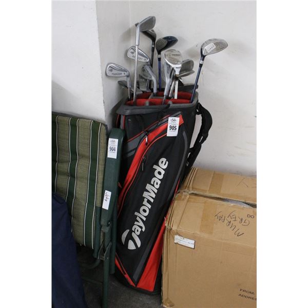 Asst. Golf Clubs w/Taylor Made Bag
