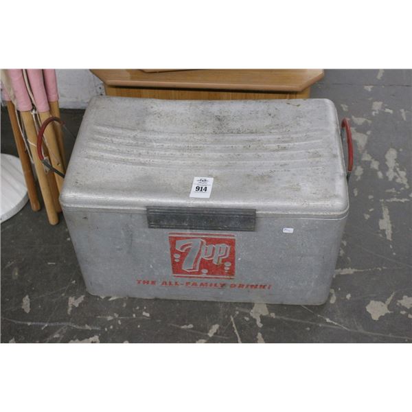 Vintage 7UP Cooler