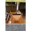 Image 2 : Wooden Baskets, Décor Items Top/Bottom Shelf
