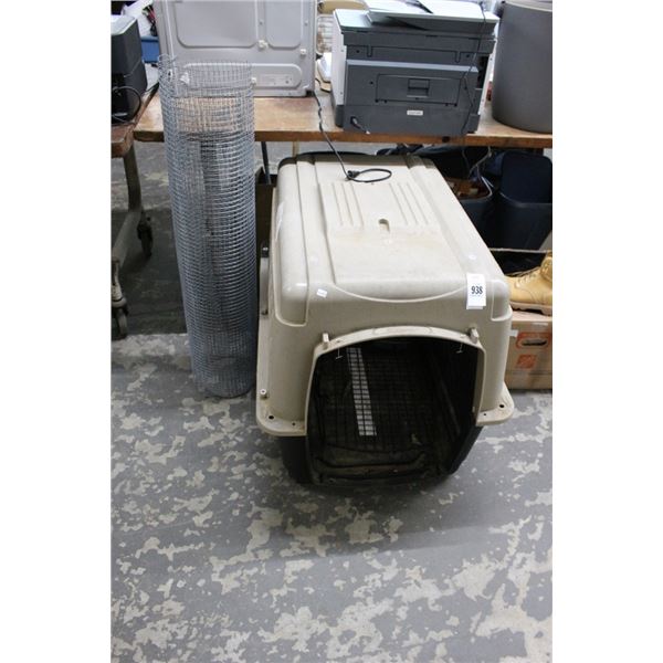 Pet Transport Crate, Mesh Fencing