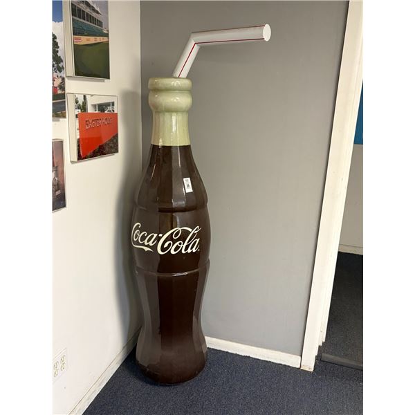 6'  Coca Cola Foam Advertising Bottle