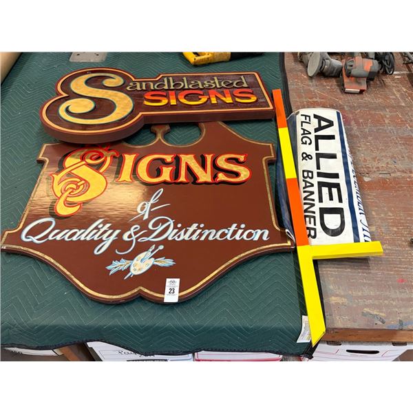 Ornate Sign Advertisements - 3
