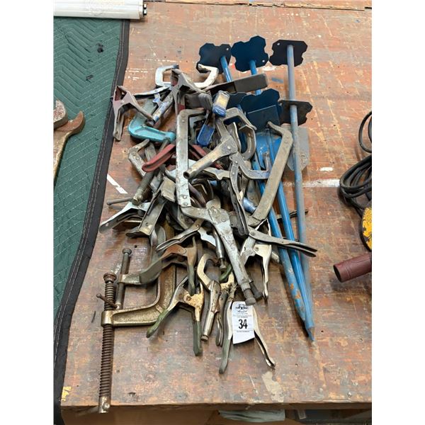 Asst. Clamps, Stakes