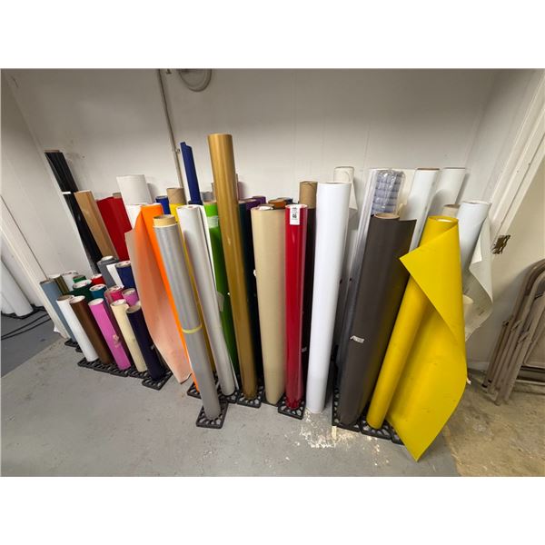 Asst. Sign Materials Spools w/Stands