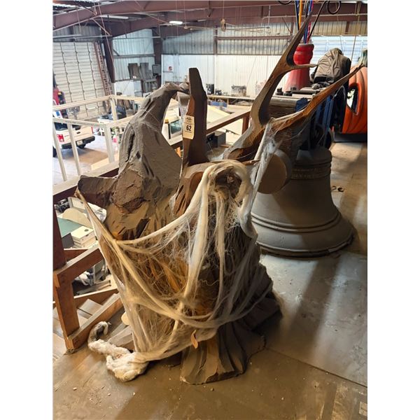 Foam Cut  5'  Halloween Tree Stumps - 2