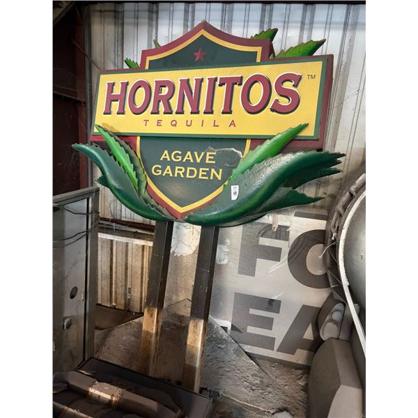 Hornitos Tequila Agave Garden Sign Standard