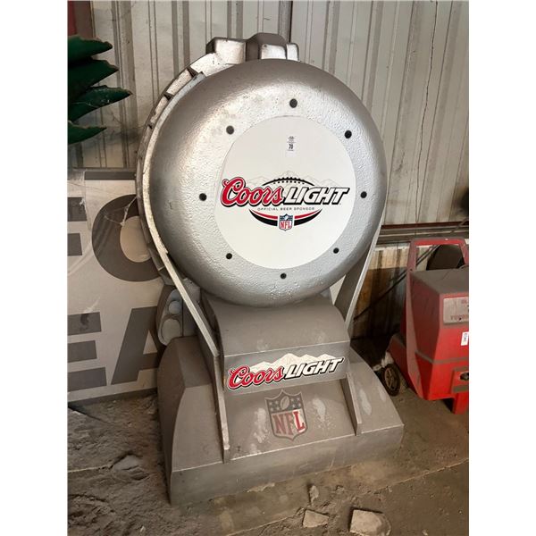Coors Light NFL  6'  Foam Cut Sign