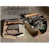 Image 2 : Boxes w/Hand Saws, Chaulk Gun, Tools, Supplies, Merchandising Racks