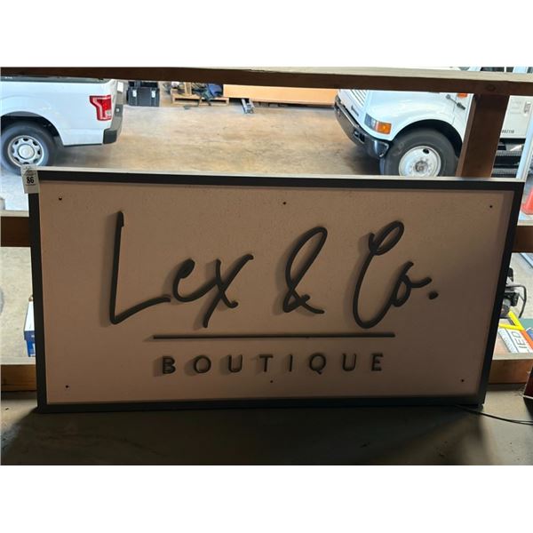Lex Boutiques Sign