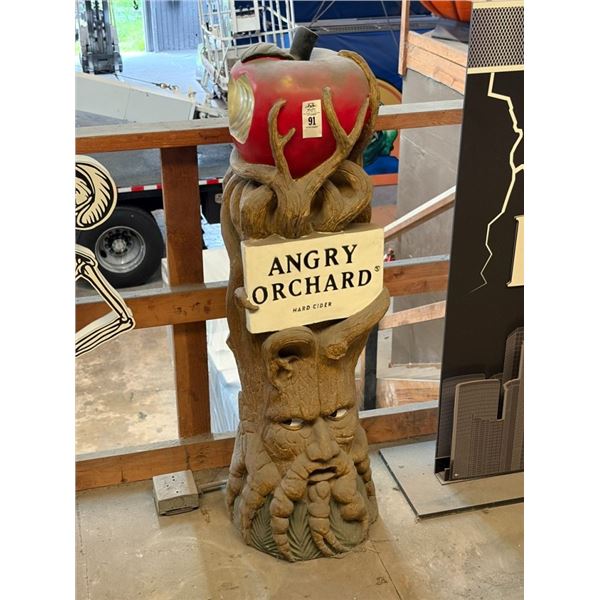 Angry Orchard Hard Cider Cast  4'  Statuary