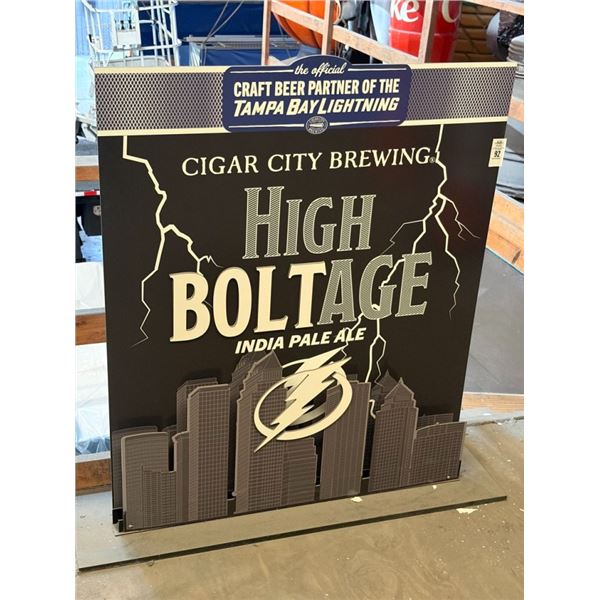TB  Lightening High Boltage Advertising Sign