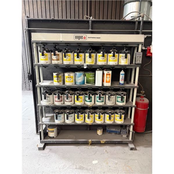 MPC  5 Deck Paint Mixing Station w/Paint/Supplies in Cube