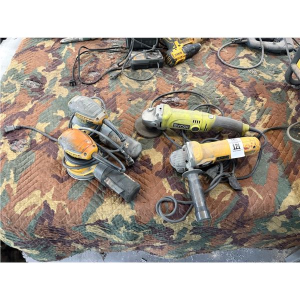 Dewalt Electric Disc Sanders 2, Dewalt/Ryobi Grinders