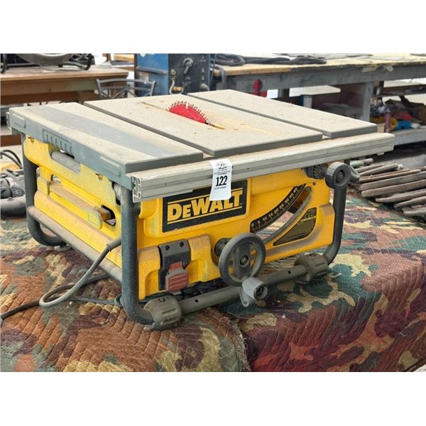 Dewalt Electric Portable Table Saw