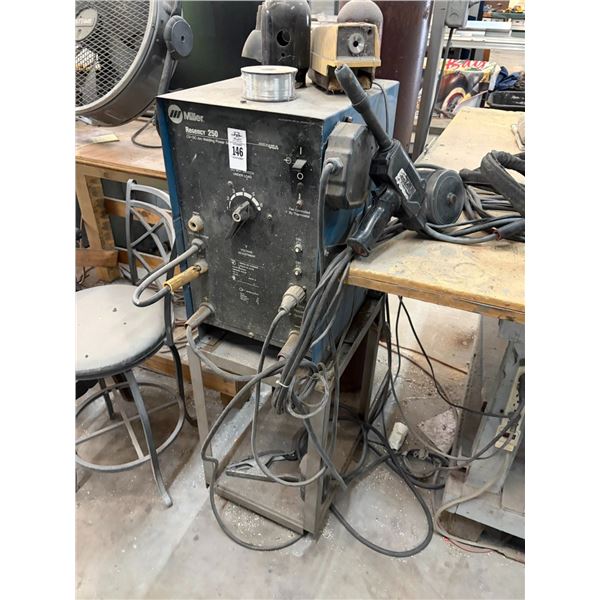 Miller Regency 250  CV/DC  Arc Welder w/Stand Bottle - Ownership Unknown