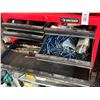 Image 2 : Husky Red  9 Compartment Toolbox w/Some Tools/Hardware