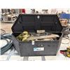 Image 1 : Truck Toolbox w/Asst. Tie Downs/Rope