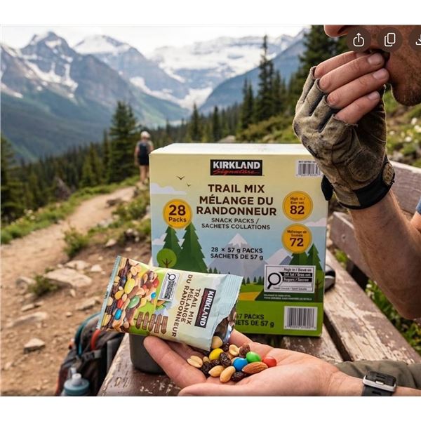 Kirkland Trail Mix 28-Pack 1.57 kg
