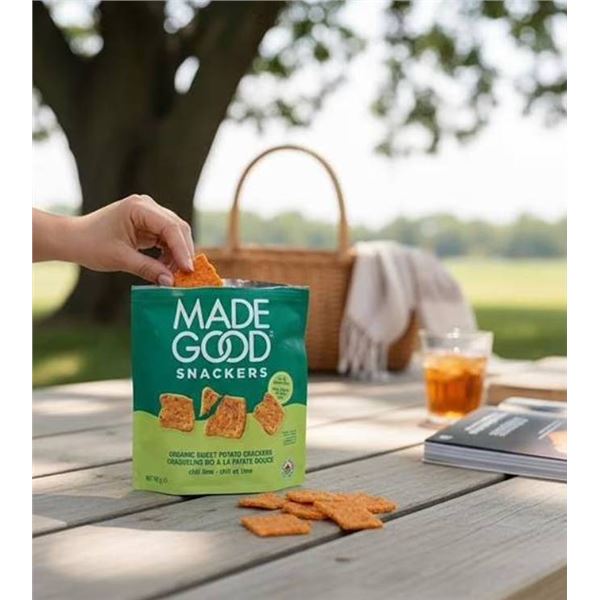 MadeGood Organic Sweet Potato Snackers 6x142g