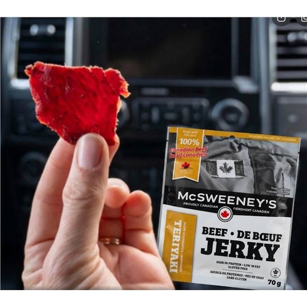 McSweeney's Teriyaki Beef Jerky, 3 Packs x 70g