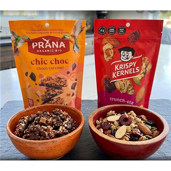 PRANA and Krispy Kernels Snacks