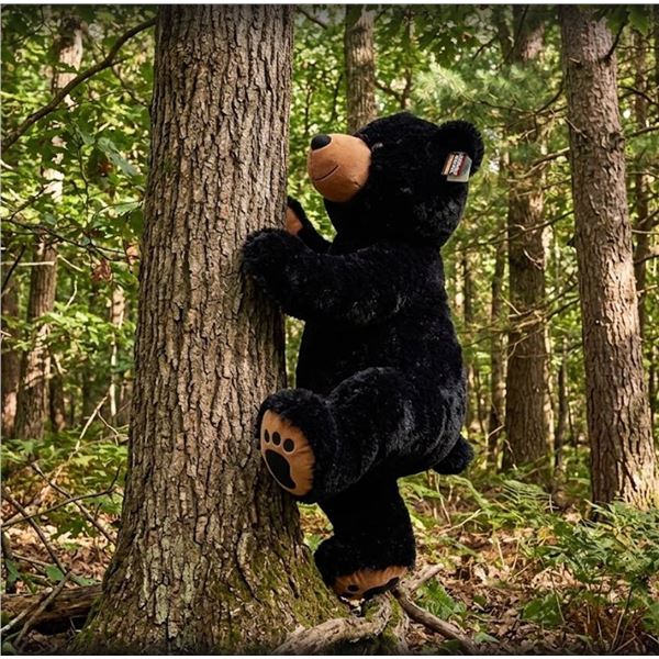 Large Black Stuffed Bear by Stuffed Animal House ApproxÂ  18"