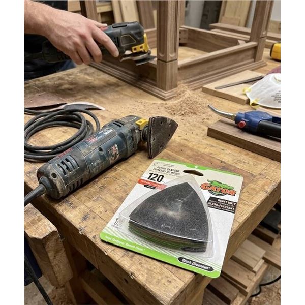 Gator 120 Grit Detail Sanding Sheets, 2 Packs