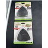 Image 2 : Gator 120 Grit Detail Sanding Sheets, 2 Packs