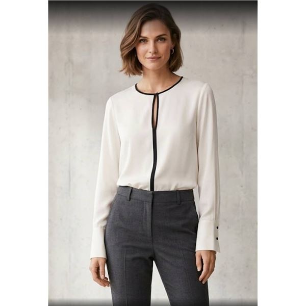 Mango Woman Medium White Blouse