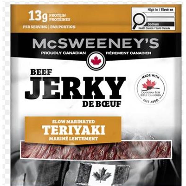 McSweeney's Teriyaki Beef Jerky 12X360g