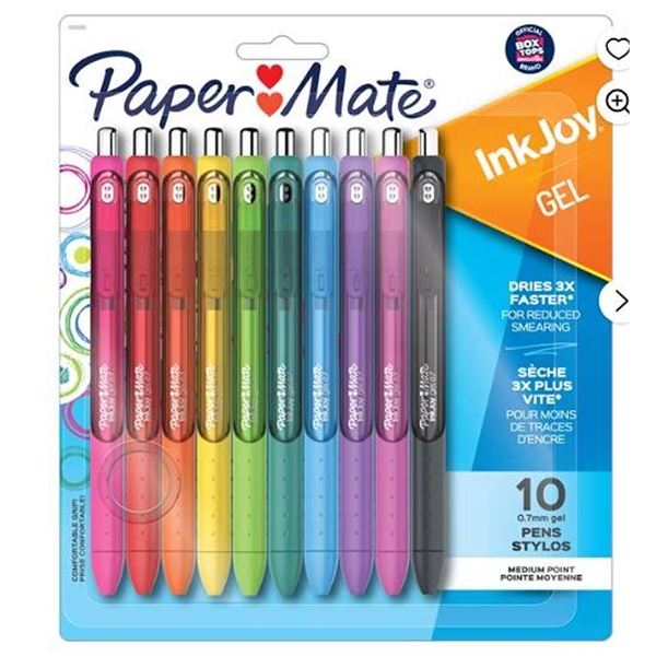 Paper Mate InkJoy Gel Pen Set, 10 Colors