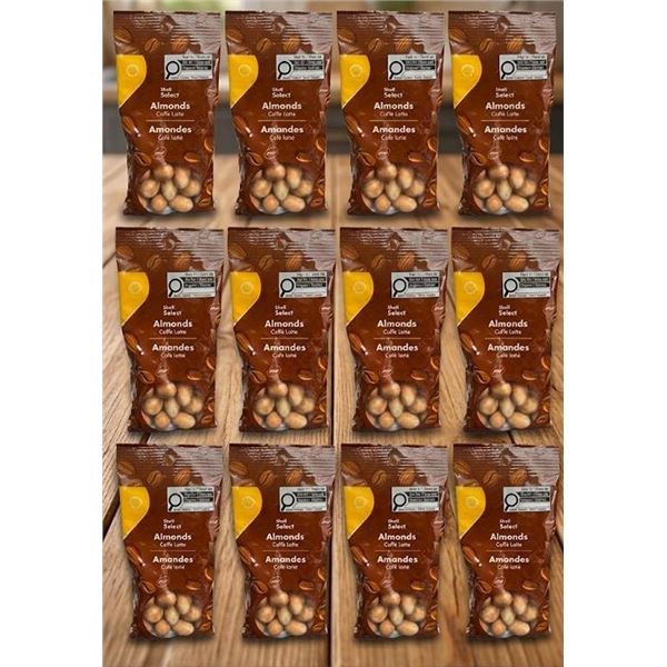 Shell Select CaffÃ¨ Latte Almonds 12 x 60g