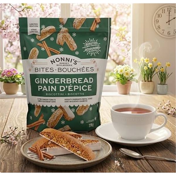 Nonniâ€™s Gingerbread Biscotti Bites 794g